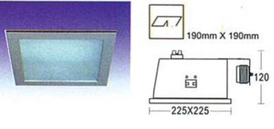 
ОСВ.ТЯЛО-ЗА ВГР. PL 2x26W БЯЛ XM2268W